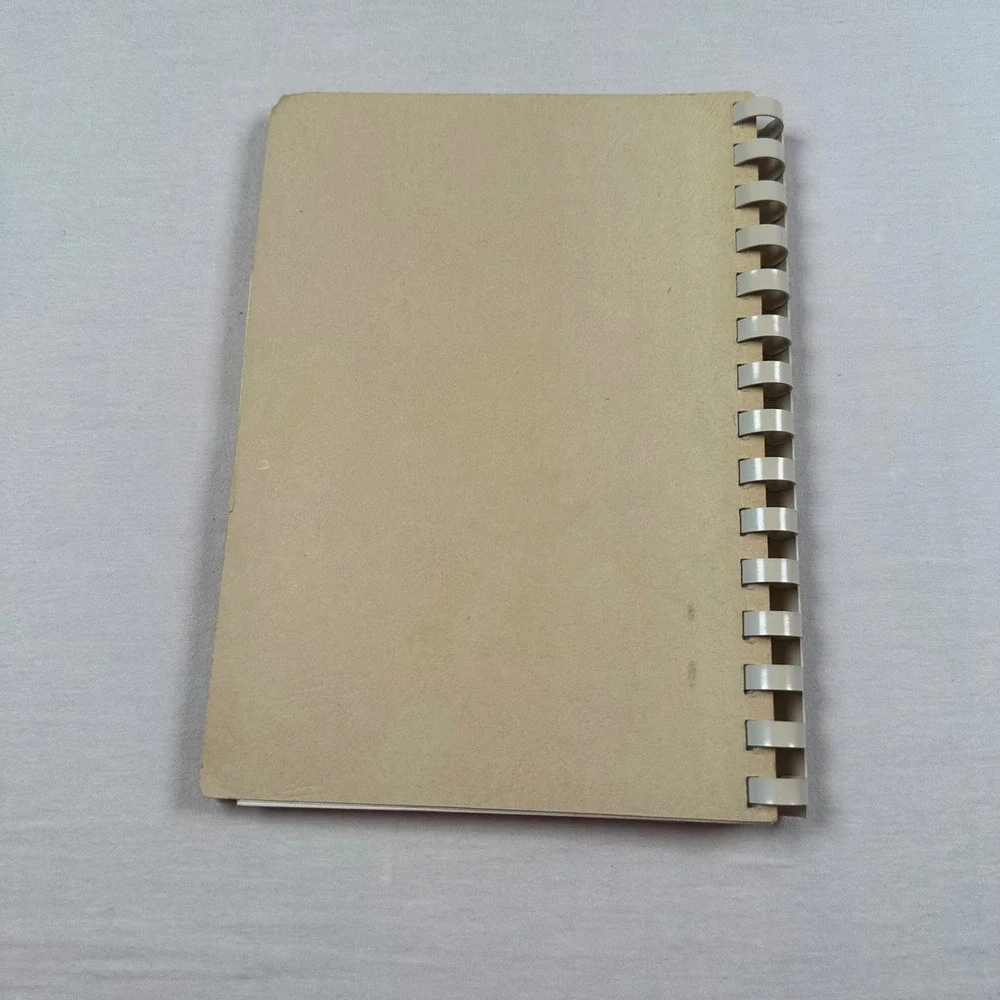 Vintage Spiral Bound Kitchen Cookbook Dartmouth Elementary School, Richardson TX